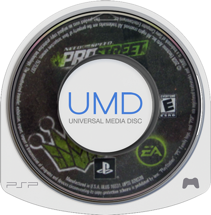 Need for Speed: Pro Street disc for PlayStation Portable (PSP) racing game