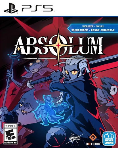 Absolum PlayStation 5 PS5 for action roguelike beat em up video game fans featuring fast paced melee combat fantasy adventure procedurally generated runs powerful abilities challenging enemies boss battles character progression cooperative gameplay and immersive hand drawn fantasy action collectible gaming appeal front cover art