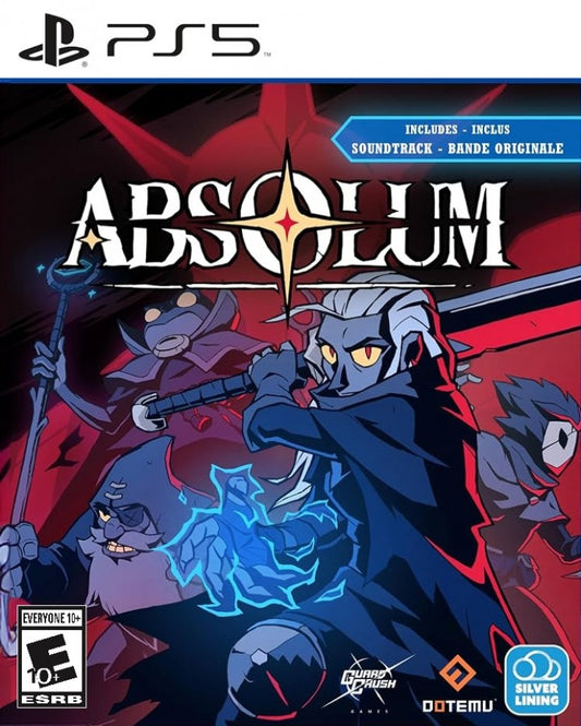 Absolum PlayStation 5 PS5 for action roguelike beat em up video game fans featuring fast paced melee combat fantasy adventure procedurally generated runs powerful abilities challenging enemies boss battles character progression cooperative gameplay and immersive hand drawn fantasy action collectible gaming appeal front cover art