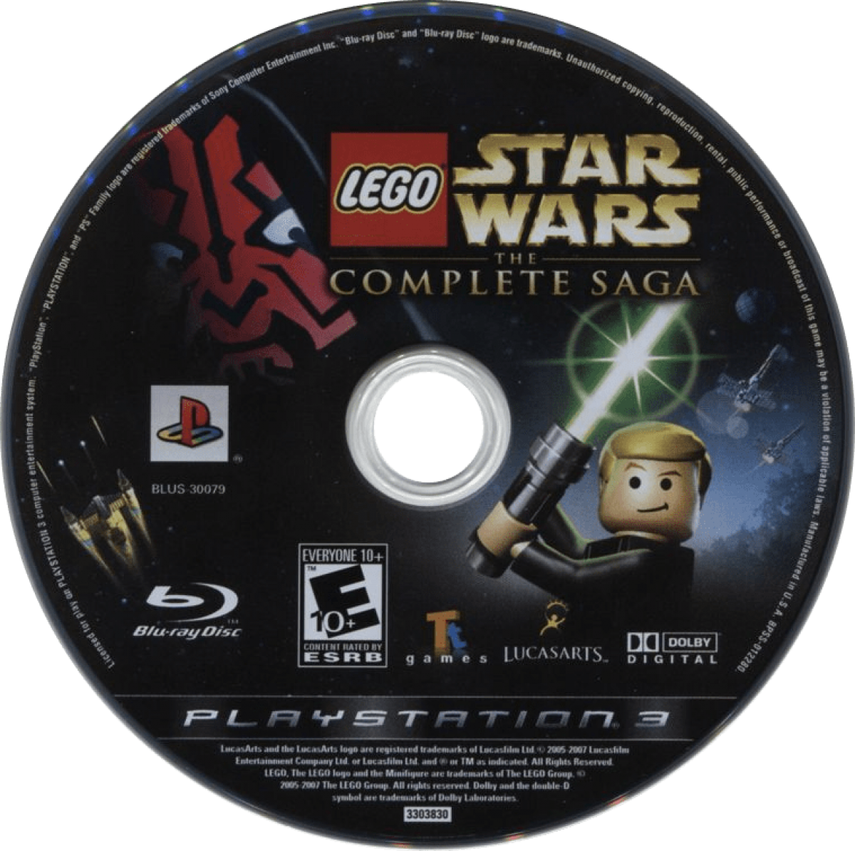 LEGO Star Wars The Complete Saga for PlayStation 3 action adventure family friendly video game featuring iconic Star Wars characters humorous LEGO style levels cooperative gameplay and classic franchise inspired storytelling experience disc