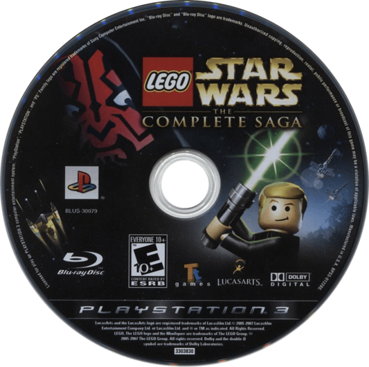 LEGO Star Wars The Complete Saga for PlayStation 3 action adventure family friendly video game featuring iconic Star Wars characters humorous LEGO style levels cooperative gameplay and classic franchise inspired storytelling experience disc