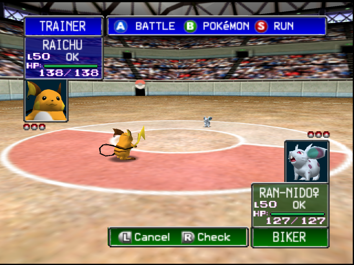Pokemon Stadium Nintendo 64 N64 battle simulator game 3D Pokemon battles transfer pak compatibility mini games tournament mode multiplayer Nintendo classic retro gaming cartridge video game title gameplay