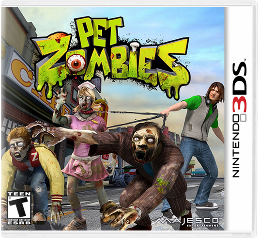 Pet Zombies cover art for Nintendo 3DS 3DS video game