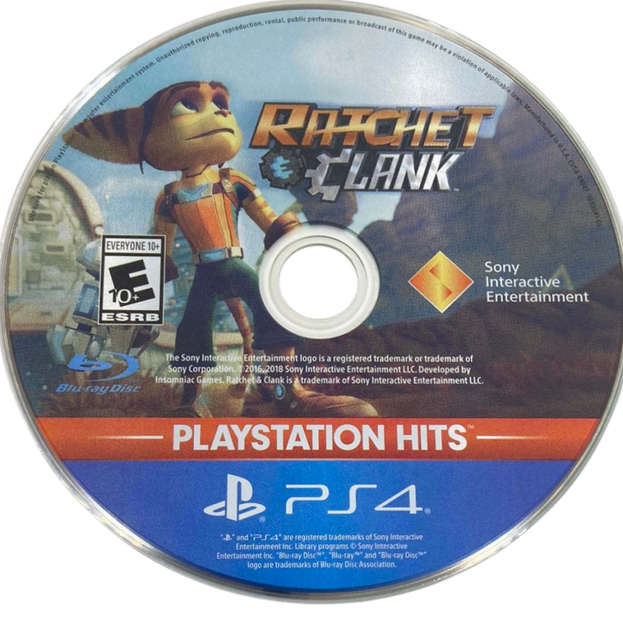 Ratchet & Clank [PlayStation Hits] – PlayStation 4 (PS4) video game disc, action platformer