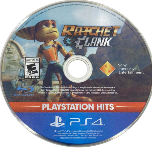 Ratchet & Clank [PlayStation Hits] – PlayStation 4 (PS4) video game disc, action platformer
