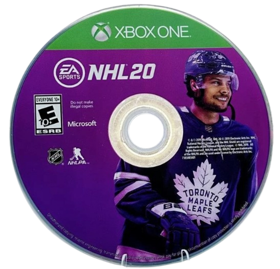 NHL 20 disc for Xbox One (XONE) sports hockey video game