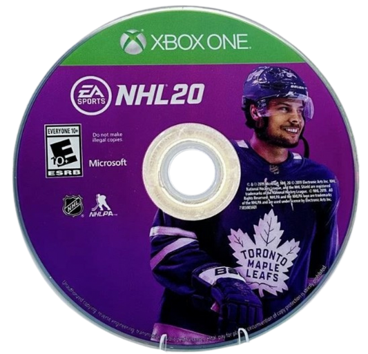 NHL 20 disc for Xbox One (XONE) sports hockey video game