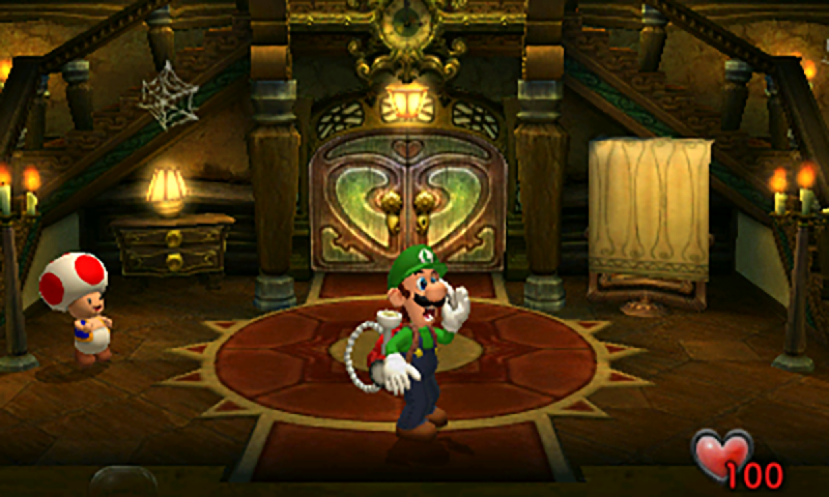 Luigi’s Mansion Player’s Choice for GameCube with ghost-catching adventure and spooky mansion exploration gameplay