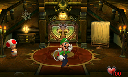 Luigi’s Mansion Player’s Choice for GameCube with ghost-catching adventure and spooky mansion exploration gameplay