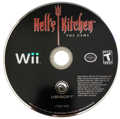 Hell’s Kitchen – Nintendo Wii (Wii) cooking simulation reality TV game disc for video game