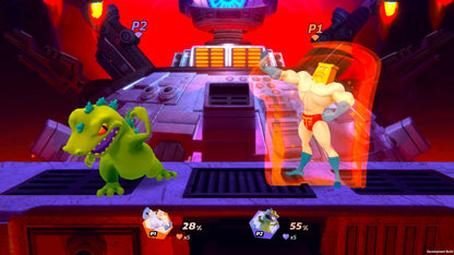 Nickelodeon All Star Brawl Nintendo Switch for retro video game enthusiasts featuring platform fighting gameplay iconic Nickelodeon character roster competitive arena battles combo based combat fast paced multiplayer matches and collectible gaming appeal gameplay