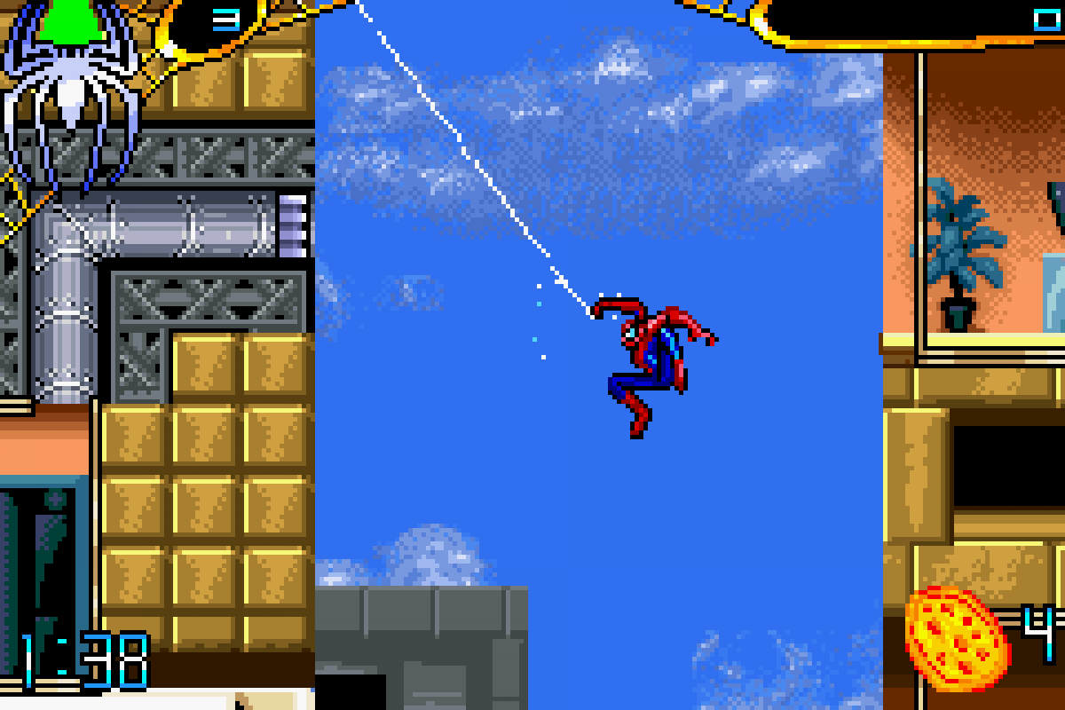 Spider-Man Double Pack Game Boy Advance GBA video game, action adventure, superhero gameplay, two-game bundle, handheld console title gameplay