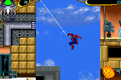 Spider-Man Double Pack Game Boy Advance GBA video game, action adventure, superhero gameplay, two-game bundle, handheld console title gameplay