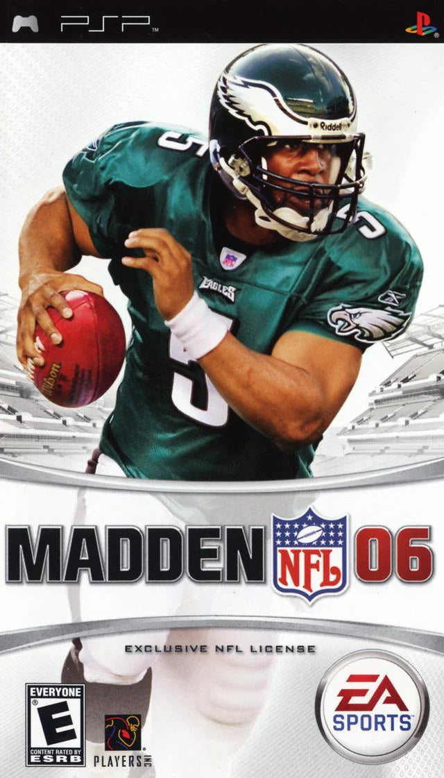 Madden 06 cover art for PlayStation Portable (PSP) video game
