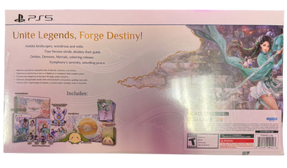 Sword and Fairy Together Forever Premium Collector's Edition video game featuring action role playing gameplay Chinese fantasy adventure martial arts combat character development mystical environments story driven exploration magical abilities and premium collector's edition collectible gaming appeal retro video game collection collectible gaming appeal back