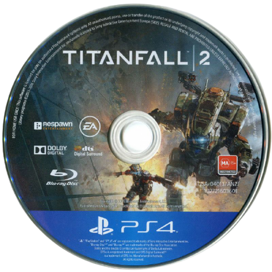 Titanfall 2 [Deluxe Edition] for PlayStation 4 (PS4) at Gamers INC, featuring the critically acclaimed sci-fi shooter that blends fluid wall-running pilot movement with devastating Titan combat, including a masterful single-player campaign, fast-paced multiplayer, and exclusive Deluxe Edition digital content like Prime Titan skins and Warpaints to dominate the Frontier in style disc 
