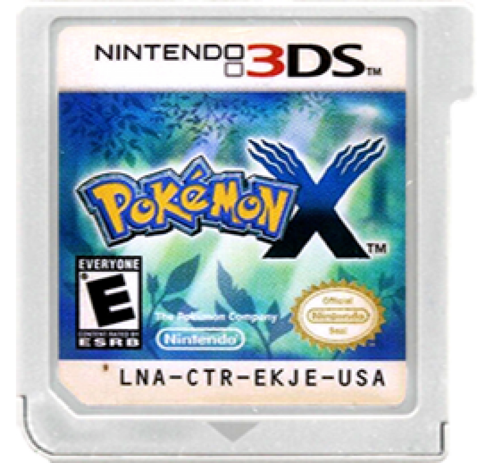 Pokemon: X game cartridge for Nintendo 3DS (3DS) video game