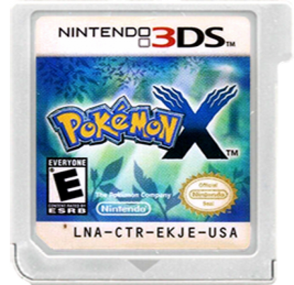 Pokemon: X game cartridge for Nintendo 3DS (3DS) video game