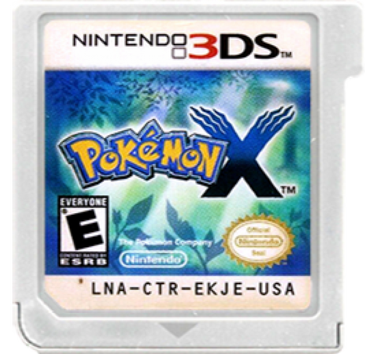 Pokemon: X game cartridge for Nintendo 3DS (3DS) video game