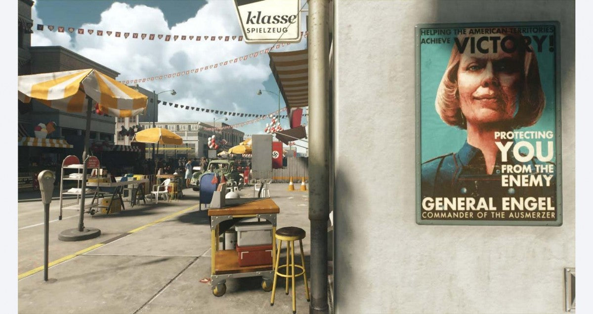 Wolfenstein II: The New Colossus – Xbox One (XONE) gameplay for sci-fi first-person shooter video game