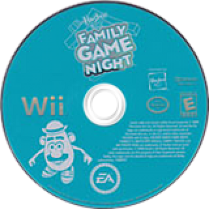 Wii game disc for 'Family Game Night' with EA logo