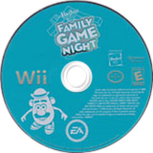Wii game disc for 'Family Game Night' with EA logo