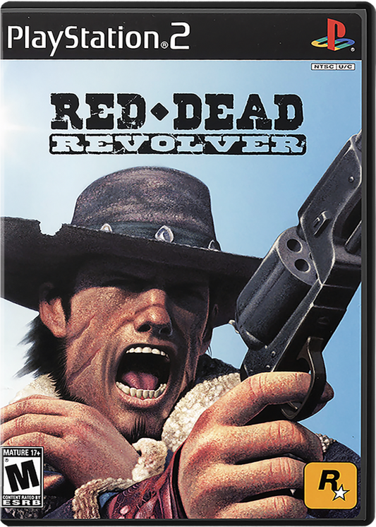 Red Dead Revolver – PlayStation 2 (PS2) video game cover image, third-person western action shooter.