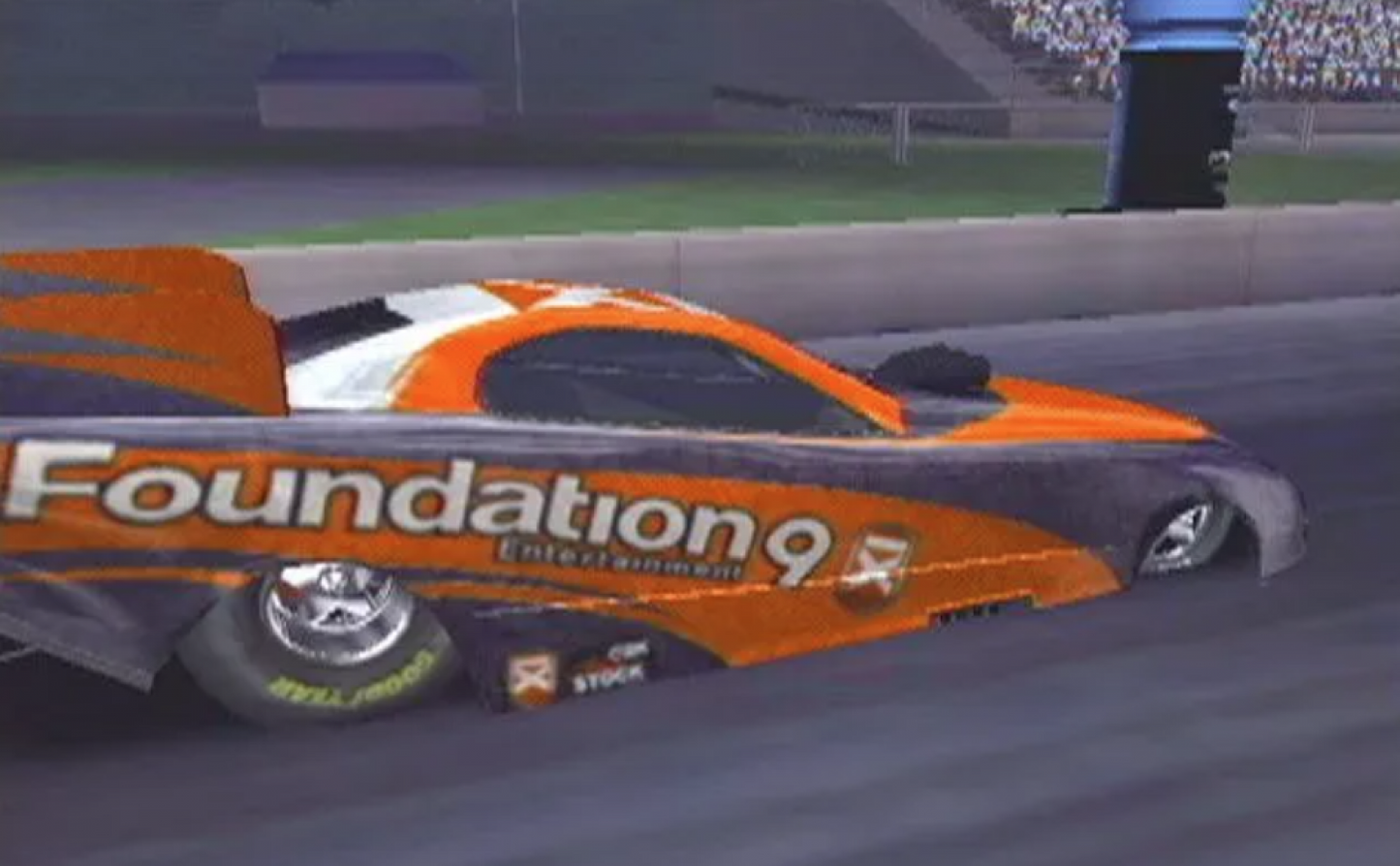 NHRA Countdown to the Championship 2007 – PlayStation 2 (PS2) video game gameplay, drag racing simulation game.
