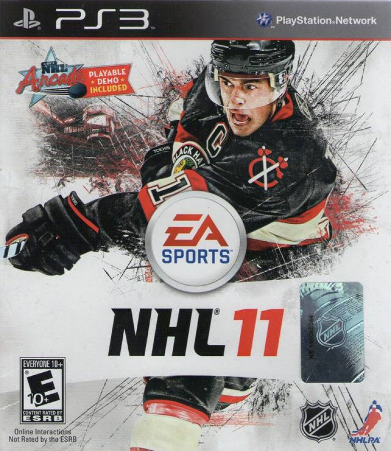 NHL 11 cover art for PlayStation 3 PS3 video game