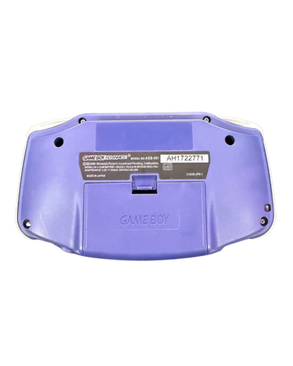 Gameboy Advance System with Purple Reshell and IPS Backlit Screen Mod