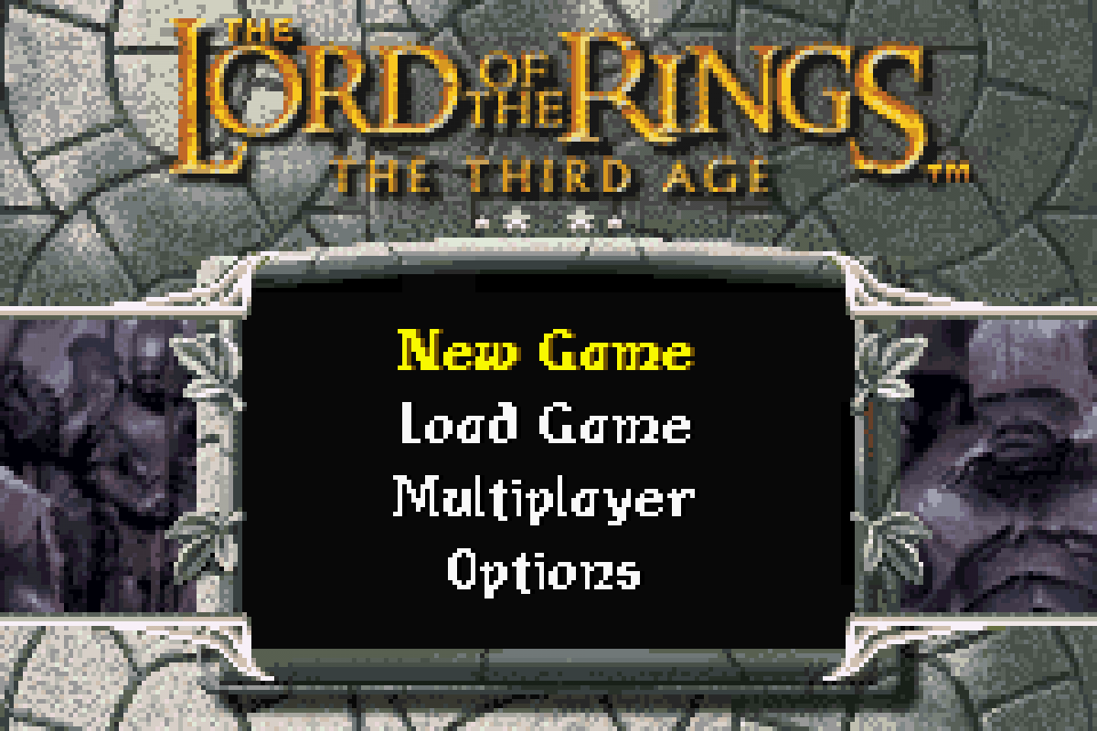 The Lord of the Rings The Third Age Game Boy Advance GBA for role playing strategy video game fans featuring tactical turn based combat Middle earth adventure Fellowship inspired storyline fantasy quests character progression portable RPG gameplay collectible gaming appeal gameplay