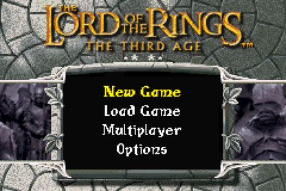 The Lord of the Rings The Third Age Game Boy Advance GBA for role playing strategy video game fans featuring tactical turn based combat Middle earth adventure Fellowship inspired storyline fantasy quests character progression portable RPG gameplay collectible gaming appeal gameplay