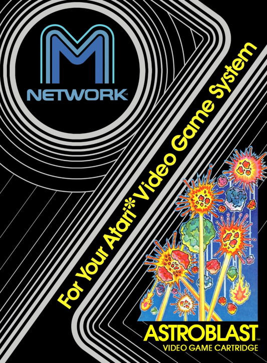 Astroblast cover art for Atari 2600 (2600) video game