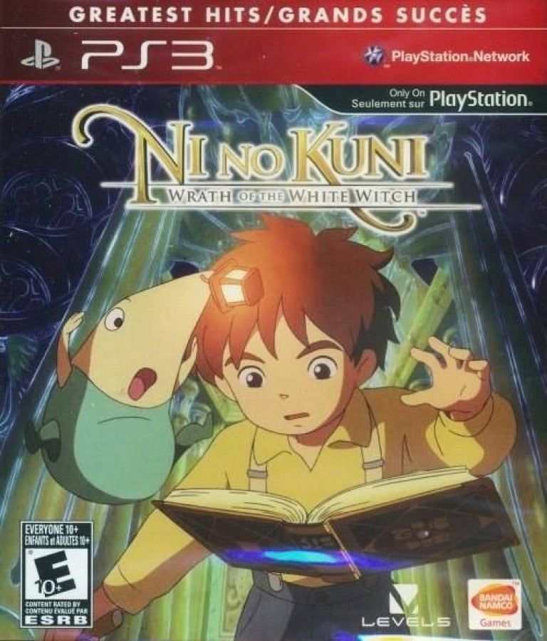 Ni no Kuni Wrath of the White Witch Greatest Hits cover art for PlayStation 3 PS3 video game