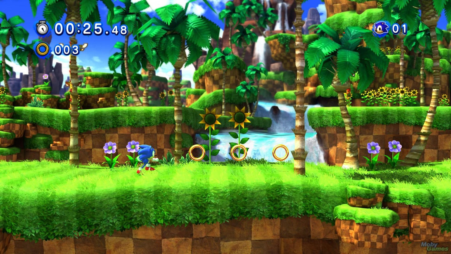 Sonic Generations Platinum Hits for Xbox 360 action platformer video game featuring classic and modern Sonic gameplay iconic stages fast paced speed mechanics and celebrated Sega franchise experience gameplay