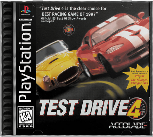 Test Drive 4 cover art for PlayStation 1 (PS1) video game