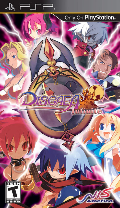 Disgaea Infinite cover art for PlayStation Portable (PSP) video game