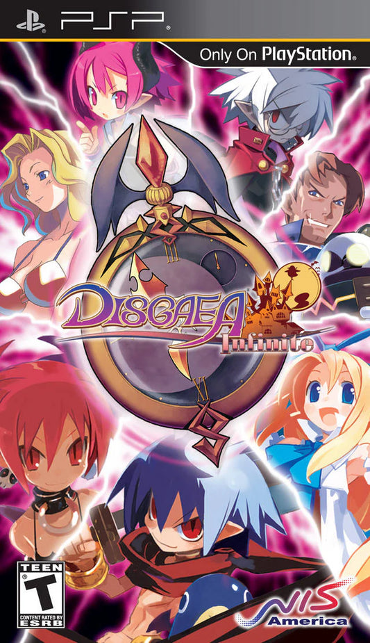 Disgaea Infinite cover art for PlayStation Portable (PSP) video game
