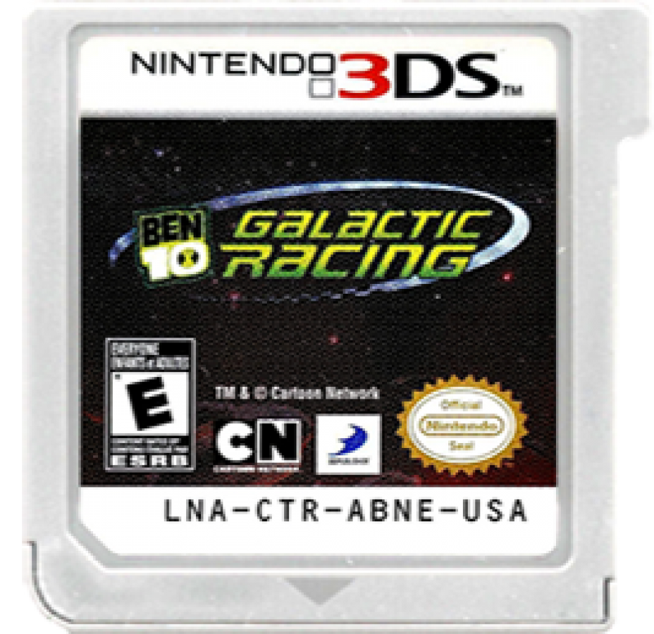 Ben 10: Galactic Racing cartridge for Nintendo 3DS (3DS) racing video game