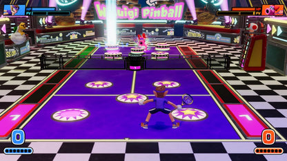 Mario Tennis Fever Nintendo Switch 2 NS2 video game featuring arcade tennis gameplay Mario characters competitive matches tennis rallies power shots special moves colorful courts multiplayer action and classic Nintendo Switch 2 sports gameplay retro video game collection collectible gaming appeal gameplay