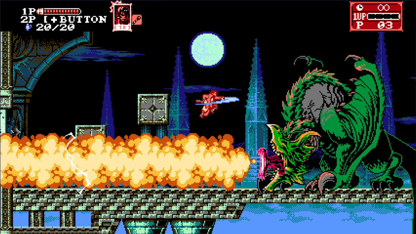Bloodstained Curse of the Moon 2 Nintendo Switch for action platformer video game fans featuring classic side scrolling gameplay retro inspired visuals demon hunting adventures multiple playable characters challenging stages boss battles gothic fantasy environments 8 bit style action collectible gaming appeal gameplay