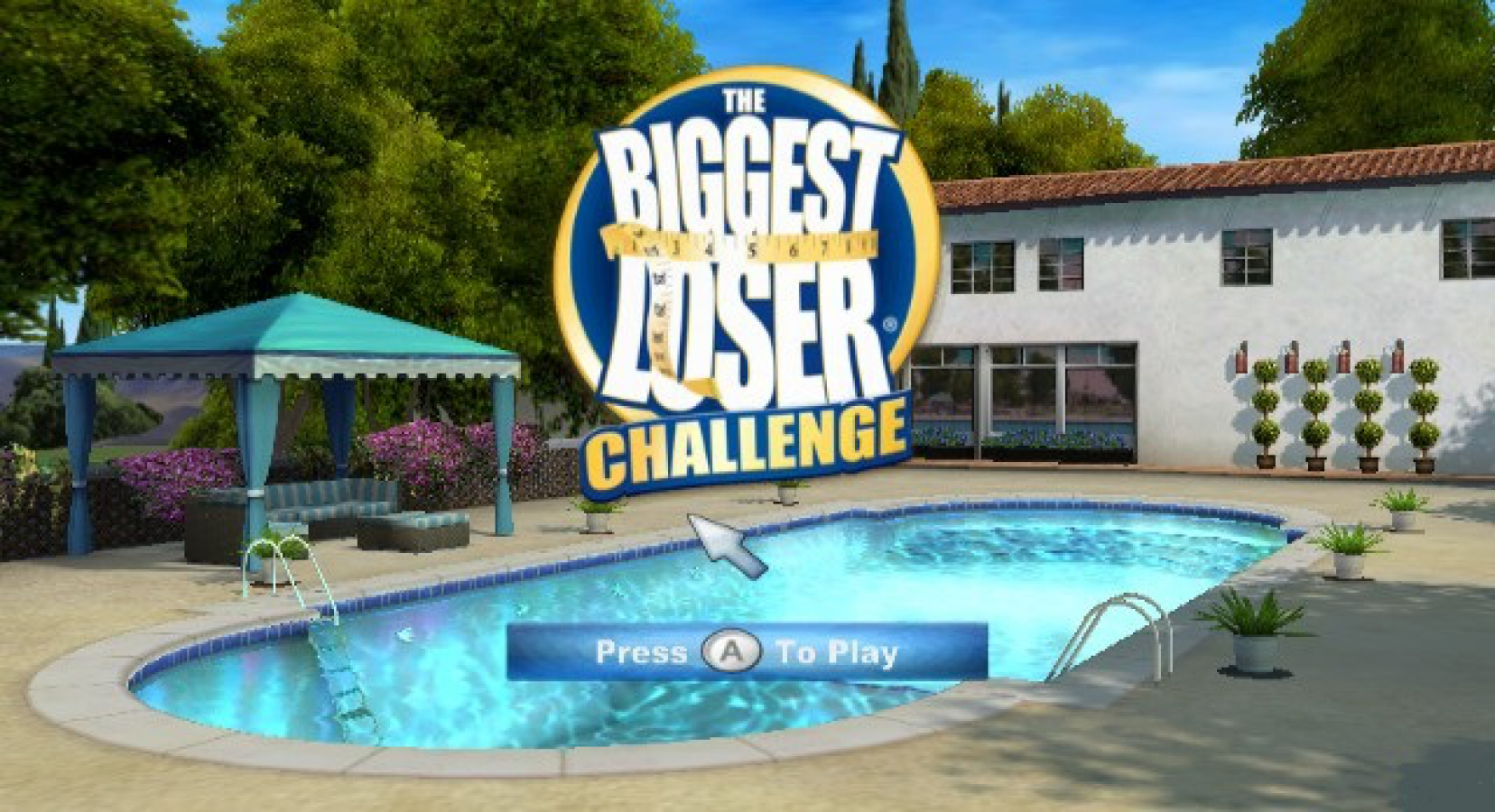 The Biggest Loser Challenge – Nintendo Wii (Wii) fitness workout training simulation video game title screen