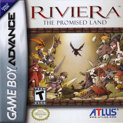 Riviera: The Promised Land cover art for Game Boy Advance (GBA) video game