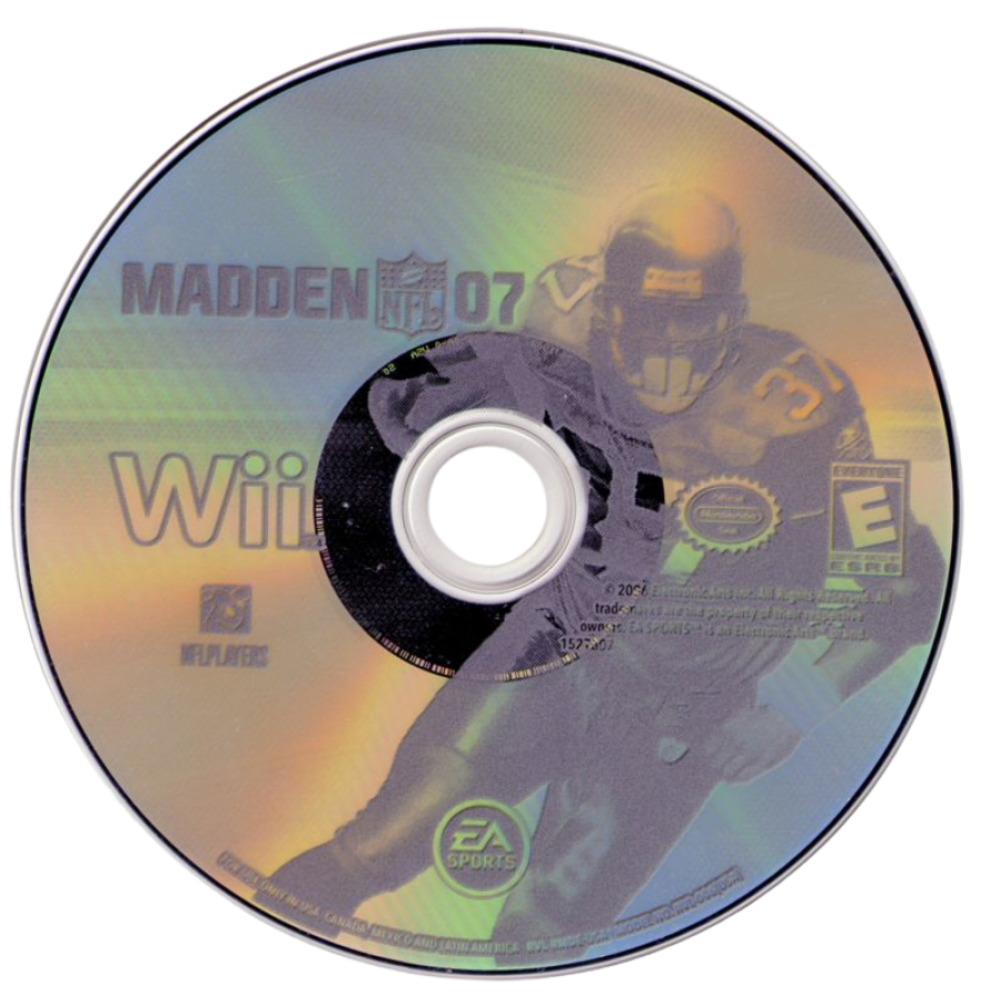 Madden NFL 07 – Nintendo Wii (Wii) American football sports simulation video game disc