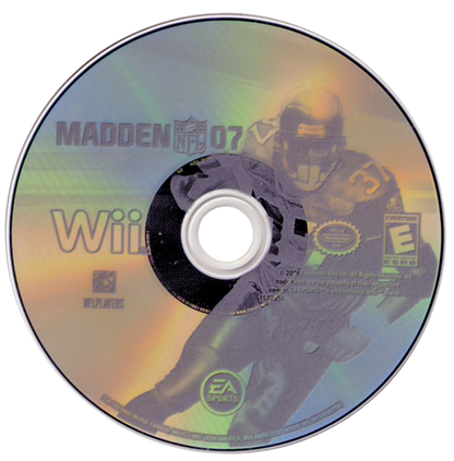 Madden NFL 07 – Nintendo Wii (Wii) American football sports simulation video game disc