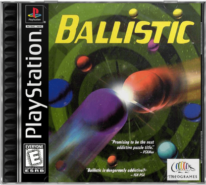 Ballistic cover art for PlayStation 1 PS1 video game