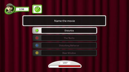 Scene It? Box Office Smash gameplay for Xbox 360 (X360) movie trivia party video game