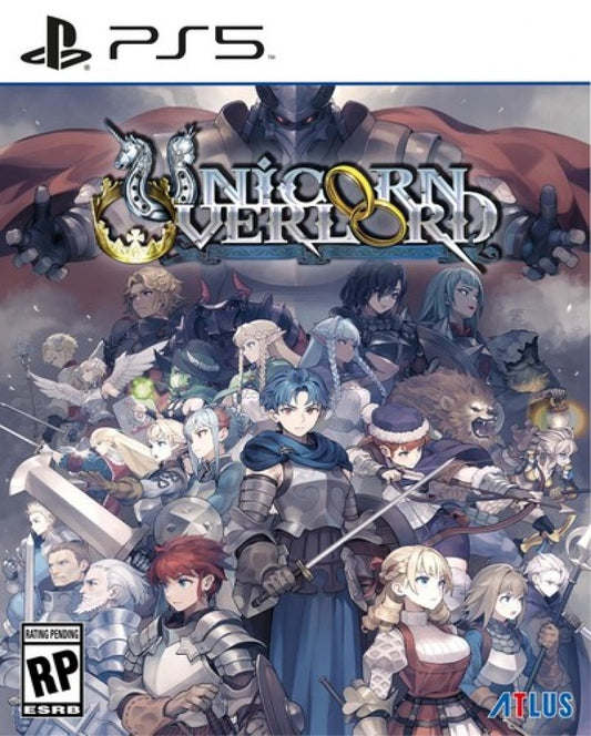Unicorns Overlord PS4 game featuring strategy-based gameplay, fantasy kingdom management, and epic tactical battles cover art