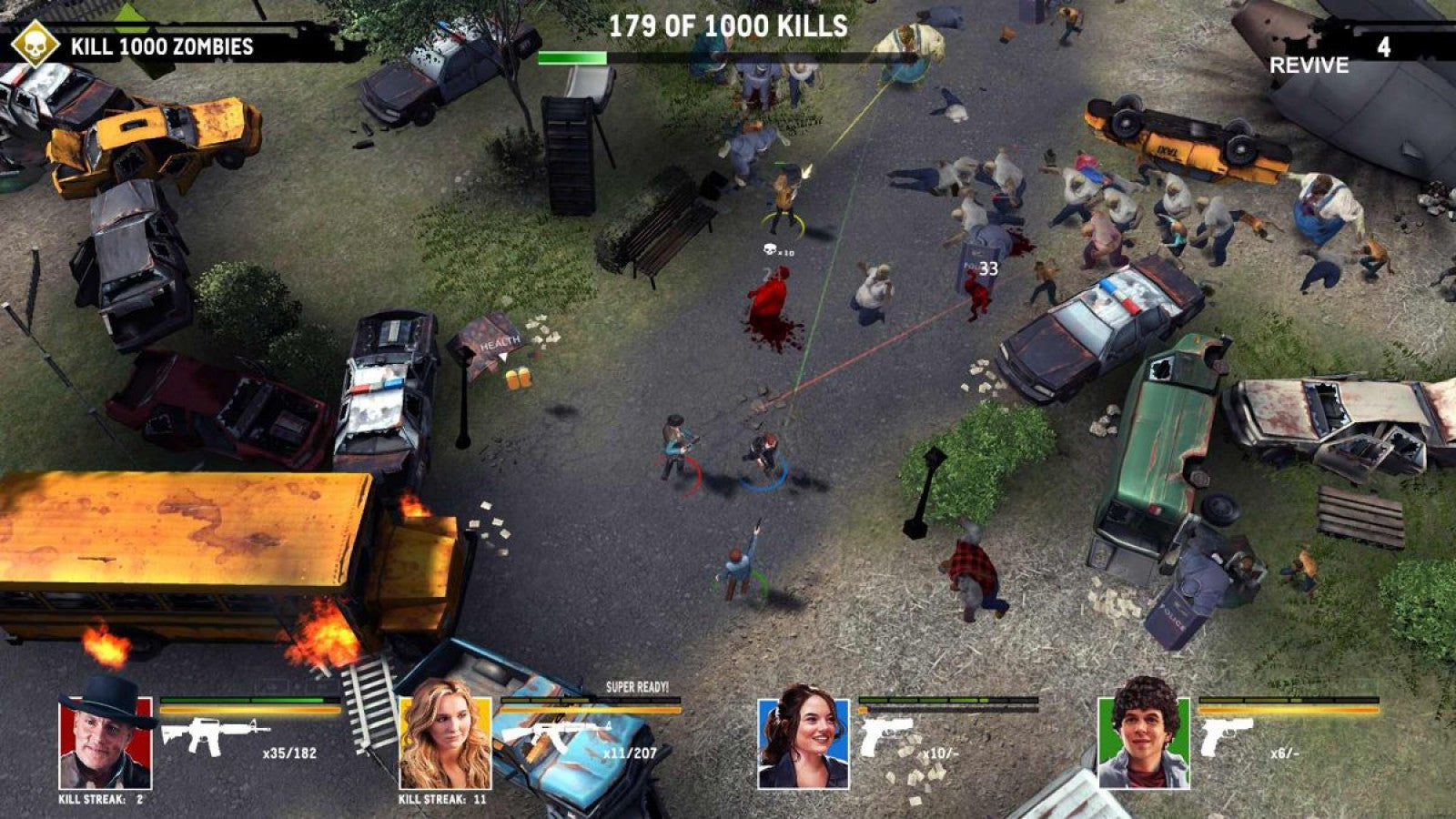 Zombieland: Double Tap Roadtrip – PlayStation 4 (PS4) video game gameplay, third-person action shooter.