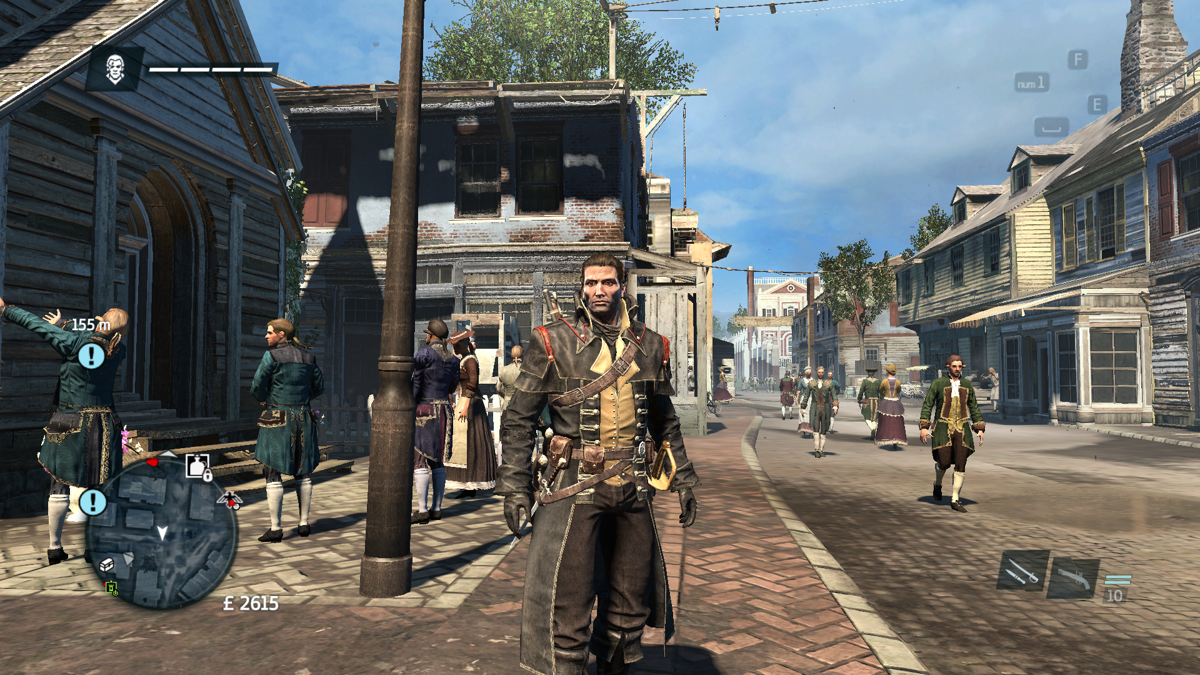 Assassin's Creed: Rogue gameplay for PlayStation 3 (PS3) video game